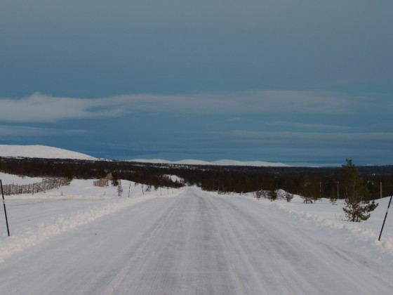 Blick in Richtung Schweden, Winter 2014/2015