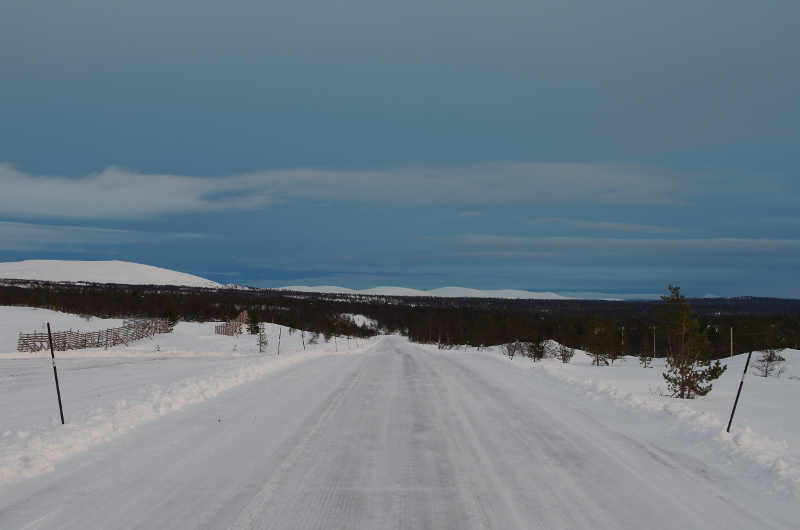Blick in Richtung Schweden, Winter 2014/2015