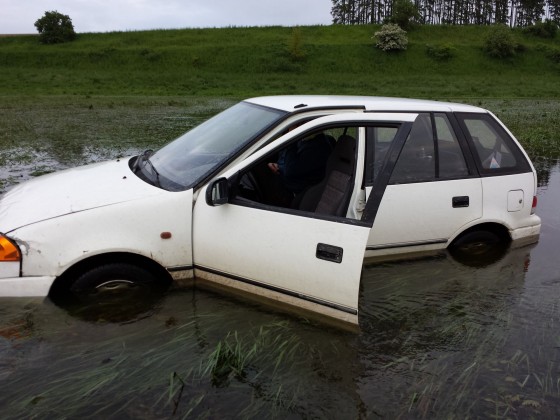 Subi im Hochwasser :)